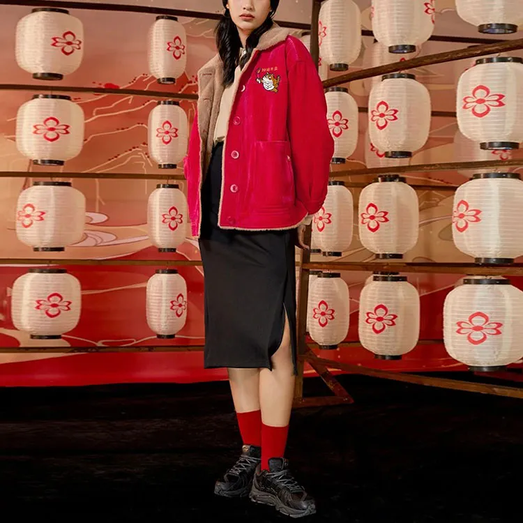 LiNing Sports Trend Series Jacket Women's Vermilion-2
