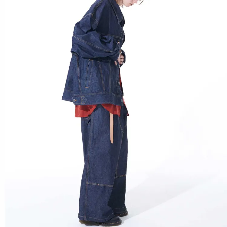 Yohji Yamamoto Jackets Women's Blue-3