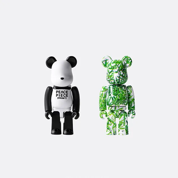 BE@RBRICK 1000%400%100% Hiroshi Fujiwara B@PANDA Lightning Panda Trendy Figures 7cm/28cm-5