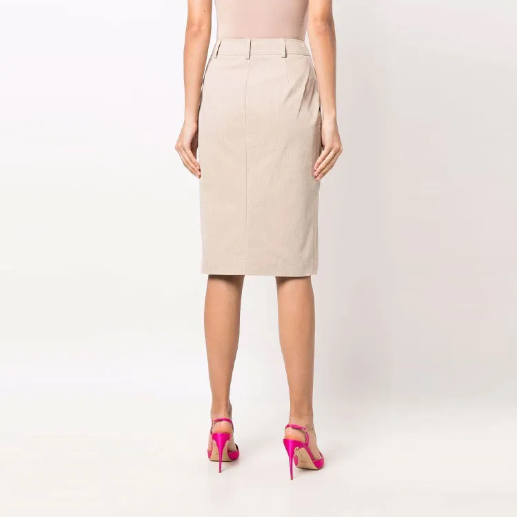 MOSCHINO Safari Buttoned Skirt-2