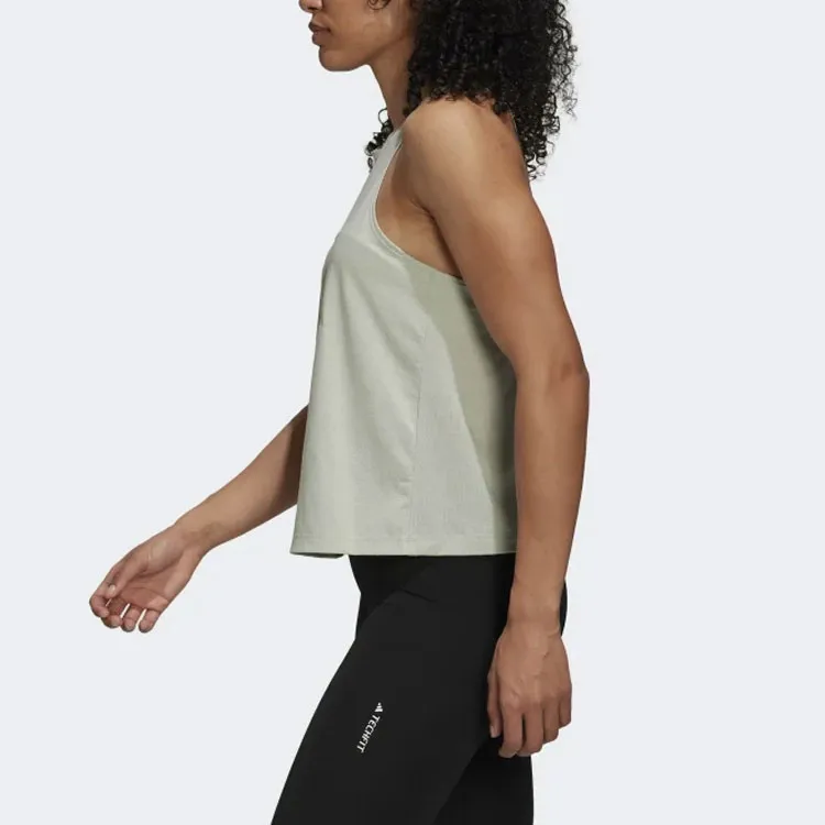 Adidas Tank Tops Women's Light Green-3