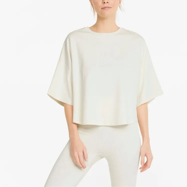 PUMA T Shirt Women's Pure White-4