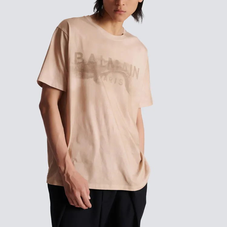 BALMAIN Logo Printed T Shirt-5