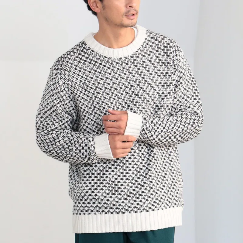 Beams Sweaters Men Closed White-2