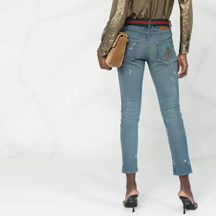 GUCCI Jeans Women's Blue-3