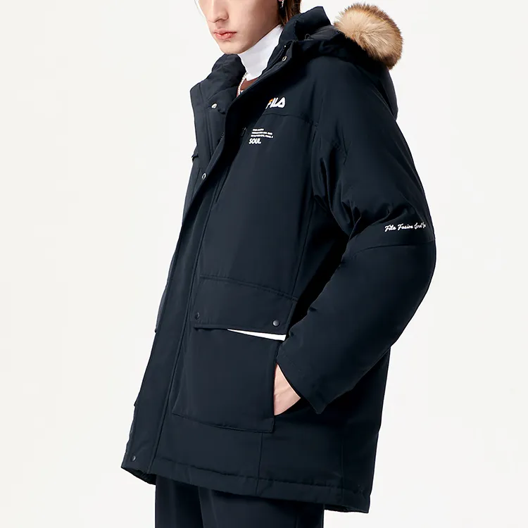 FILA FUSION Down Jackets Men Pitch Black-4