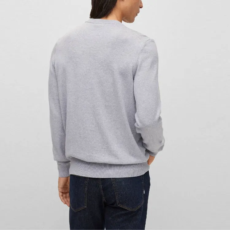 HUGO BOSS Sweaters Men Light Gray-3