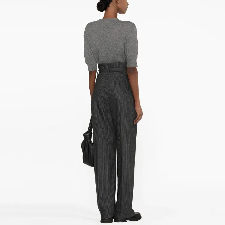 Brunello Cucinelli Casual Pants Women's Stone Gray-2