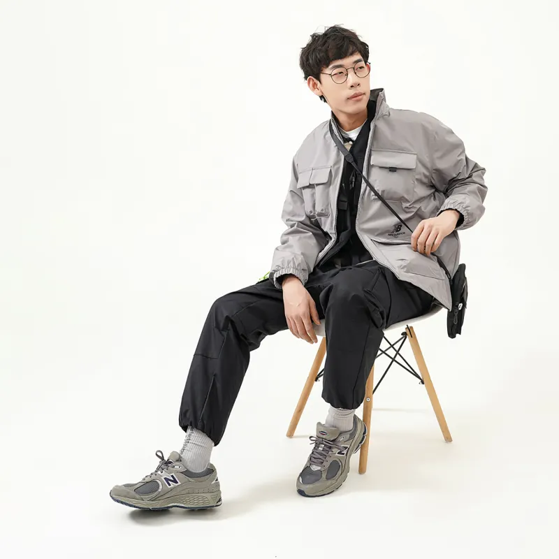 New Balance Jackets Coats Men's Gray-4