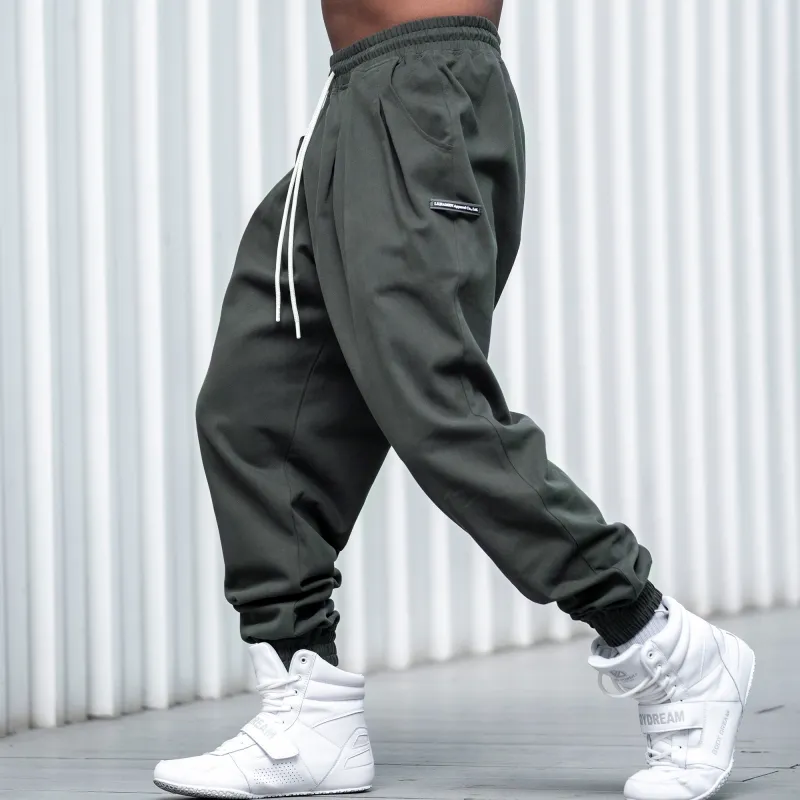 LUJIAMEN Cuffed Pants Sweatpants Men's-7