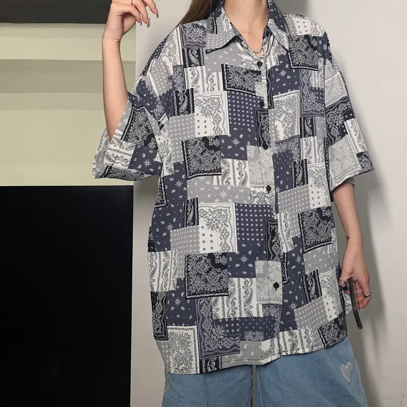 LBPC Multicolor Shirt Spring, Summer And Autumn Unisex Black-2