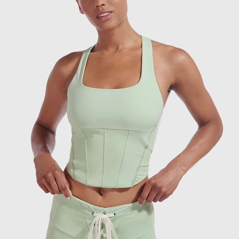 Staud X New Balance Staud Sleeveless Sports Shirts Women's Mint Green-1