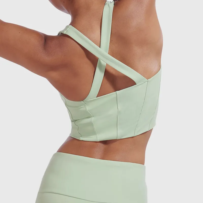 Staud X New Balance Staud Sleeveless Sports Shirts Women's Mint Green-2