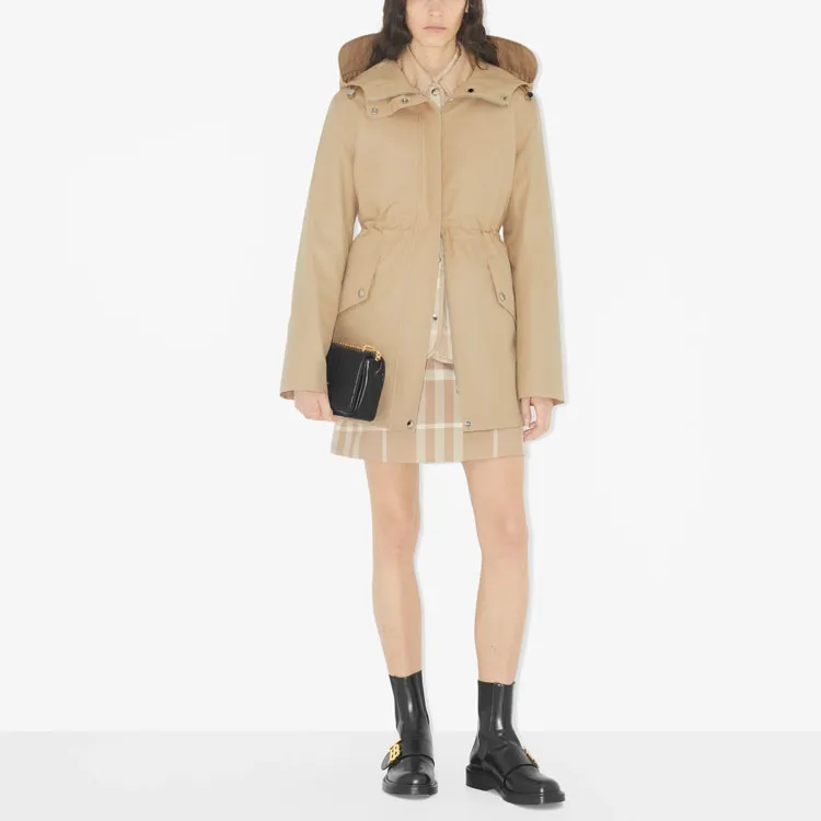 Burberry Coats Women's Soft Yellow Umber-1