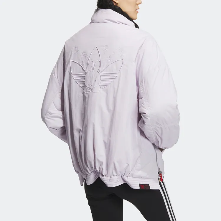 Adidas Originals Puffer Jacket Women's Pink White-2