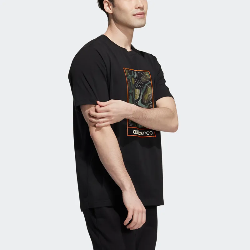 Adidas Neo T Shirts Men Black-3