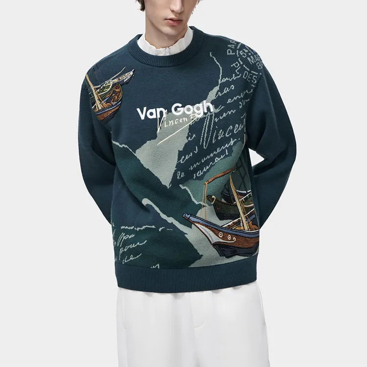 FILA Van Gogh Museum 2.0 Sweaters Men All Over Print-4
