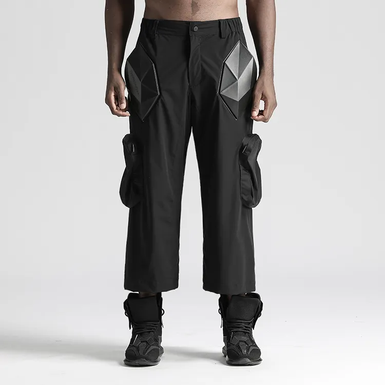 NORVINCY Outdoor Breathable Solid Color Lightweight Cargo Pants Unisex-3