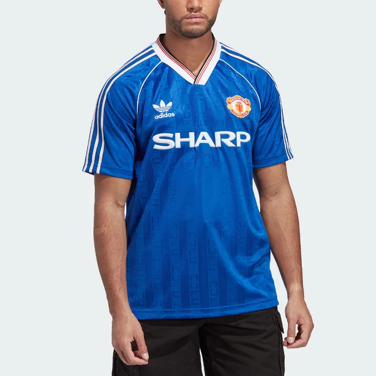 Adidas Originals Retro Soccer Jerseys Men's Collegiate Blue-1