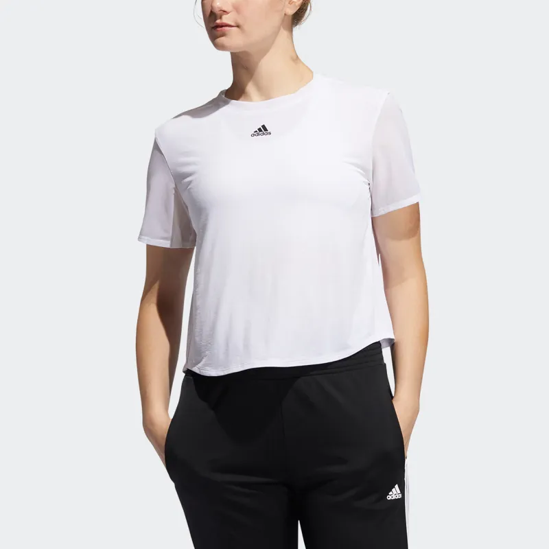 Adidas Crop Tops Women's White-1