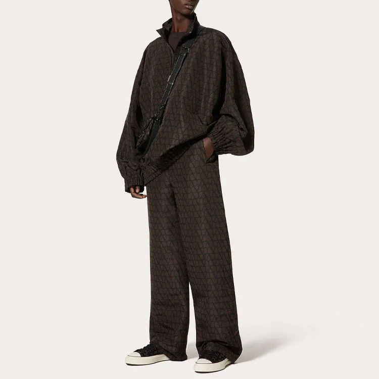Valentino All Over Patterned Wide Leg Trousers-3