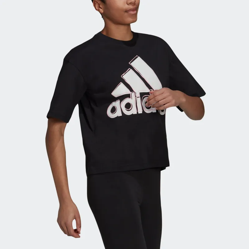 Adidas Crop Tops Women's Black-3