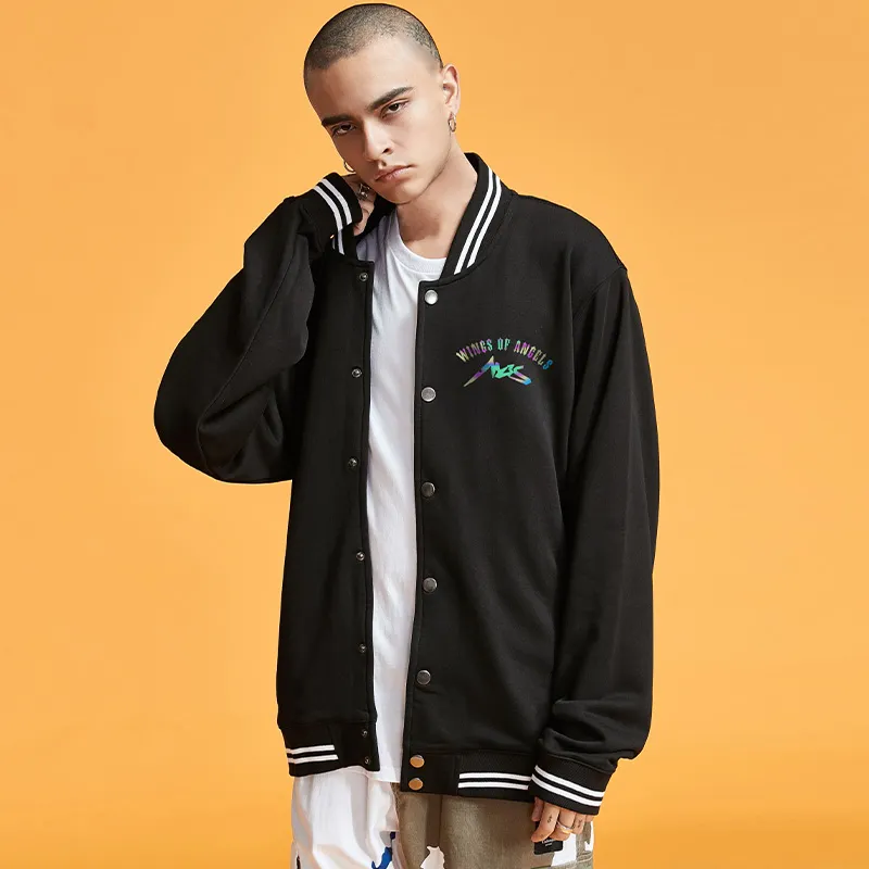 SANSYAS Baseball Jerseys Unisex Black-2