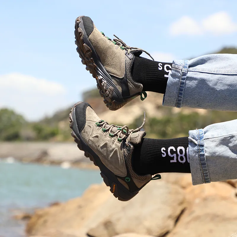 HUMTTO Cushioned Anti Slip Wear Resistant And Water Resistant Low Top Outdoor Shoes Men's Khaki-7