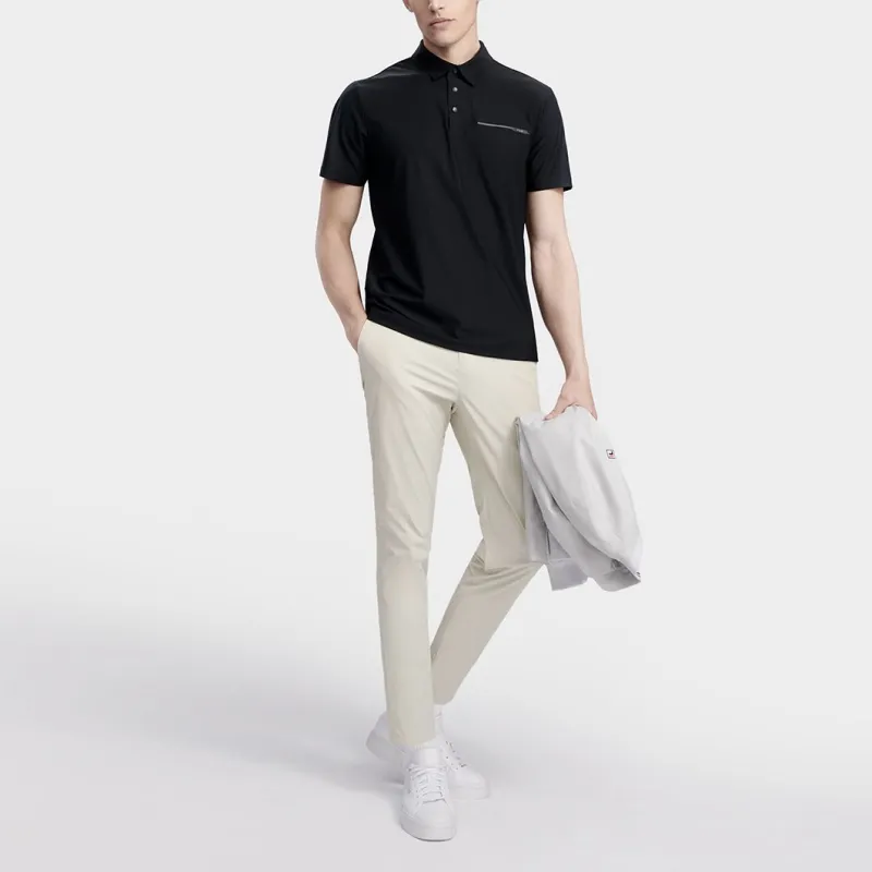 FILA Polo Shirts Men Black-4