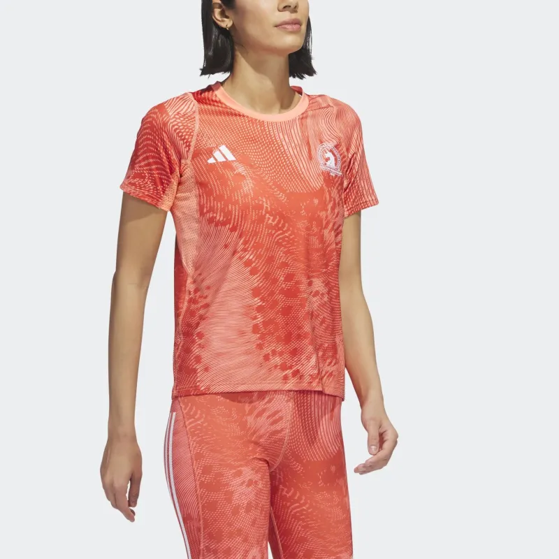 Adidas T-Shirts Women's Coral-3