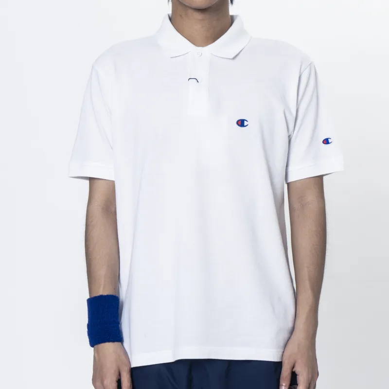 Champion Polo Shirts Unisex White-1