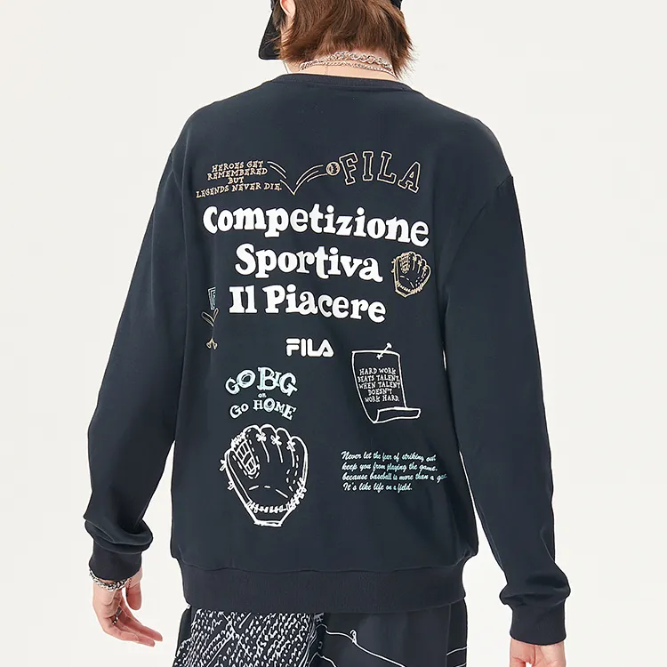 FILA FUSION BASKERBALL Sweatshirts Men Pitch Black-3
