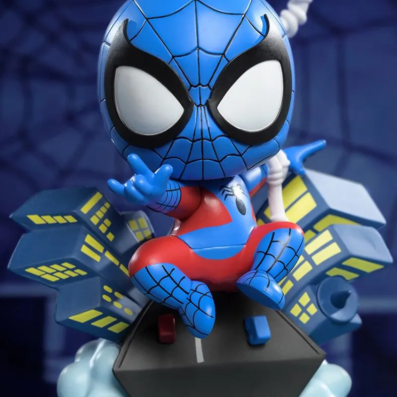 Hot Toys Spider Man Marvel Nighttime Edition Chibi Figures-1