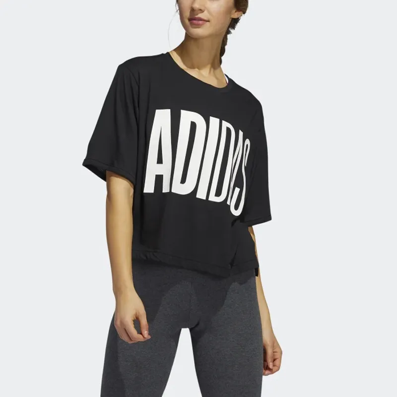 Adidas Crop Tops Women's Black-2