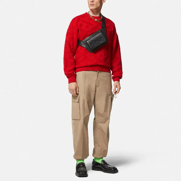VERSACE Cargo Pants Men Khaki-1