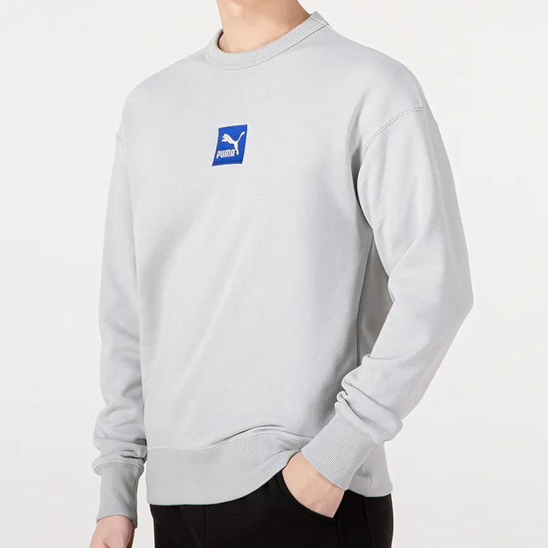PUMA Walking Training Sweatshirts Unisex Gray-4