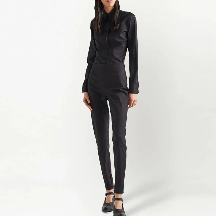 PRADA SS23 Casual Pants Women's Black-1