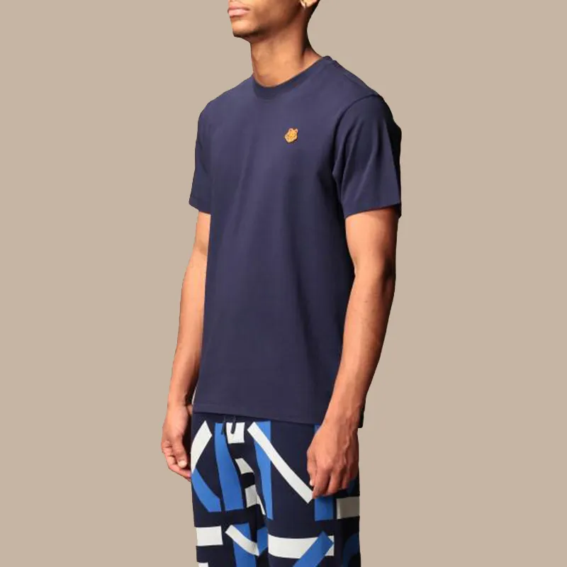 KENZO Classic Tiger Head SS22 T Shirt Men's Navy-4