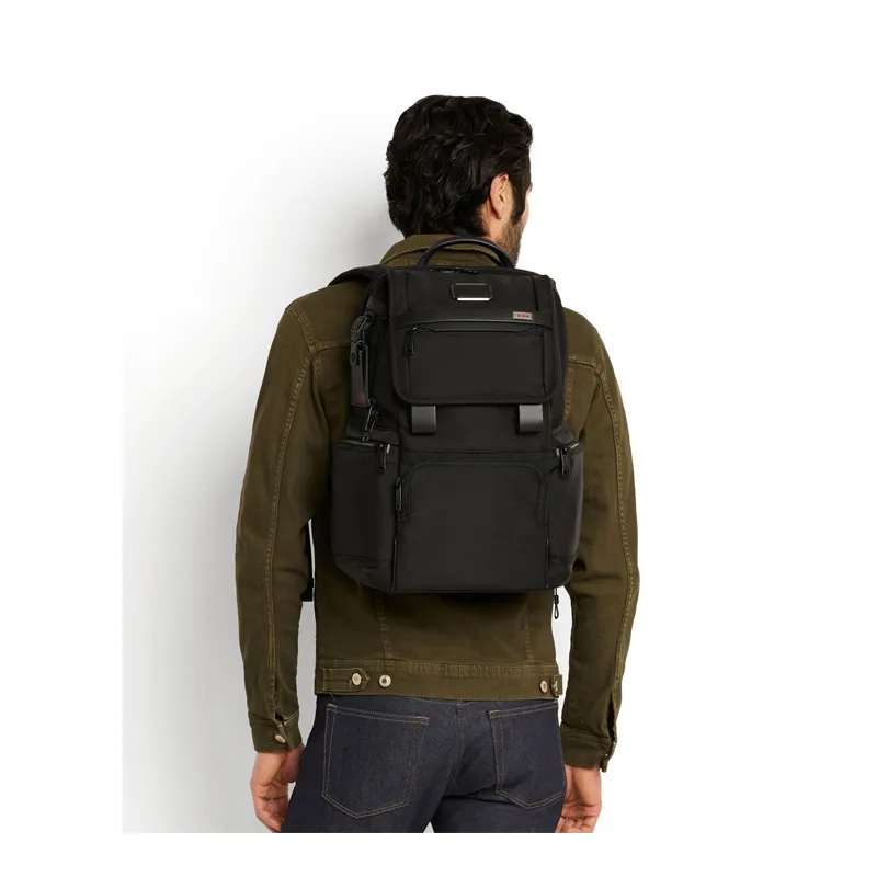 TUMI Fabric Backpack Regular Men's Black-5