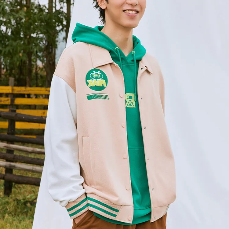 PEAK Jackets Men Apricot-4