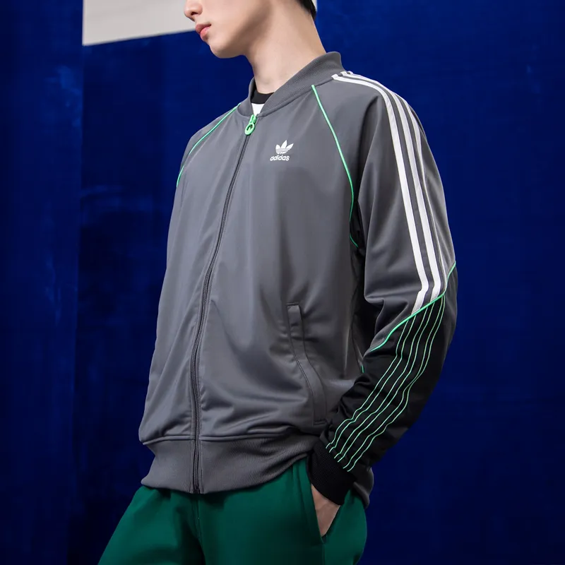 Adidas Originals Jacket Men's Gray-2
