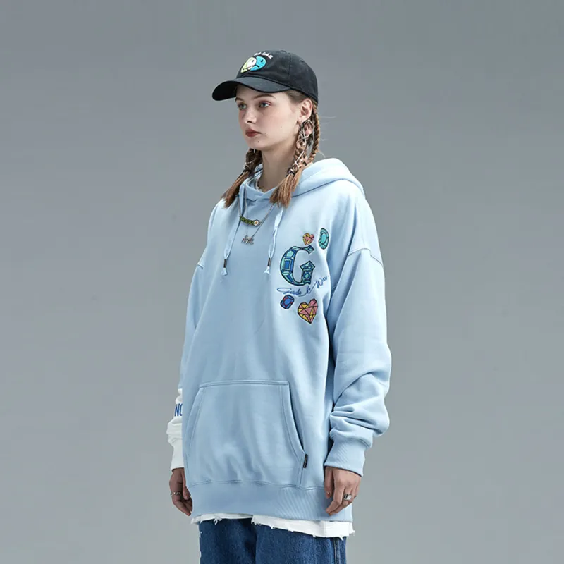 Guuka Sweatshirts Unisex Sky Blue-7