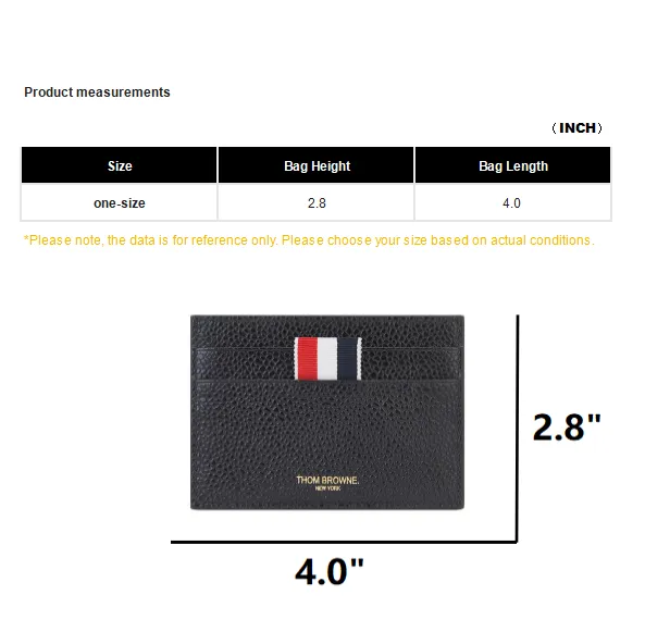 THOM BROWNE Rwb Loop Tab Cardholder-5