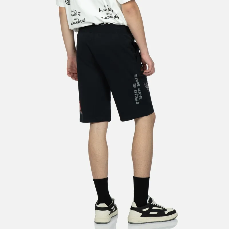 EVISU Sports Shorts Men Black-3