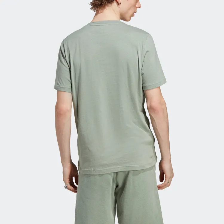 Adidas Originals Essentials T Shirts Men Dusty Green-2
