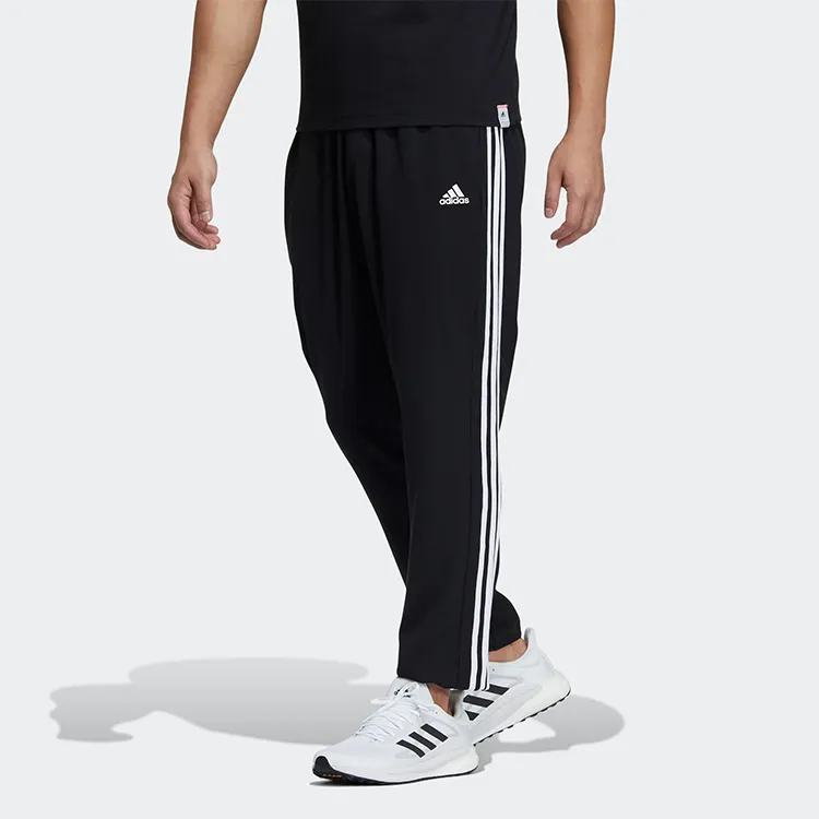 Adidas Knitted Sports Pants Men's Black-1