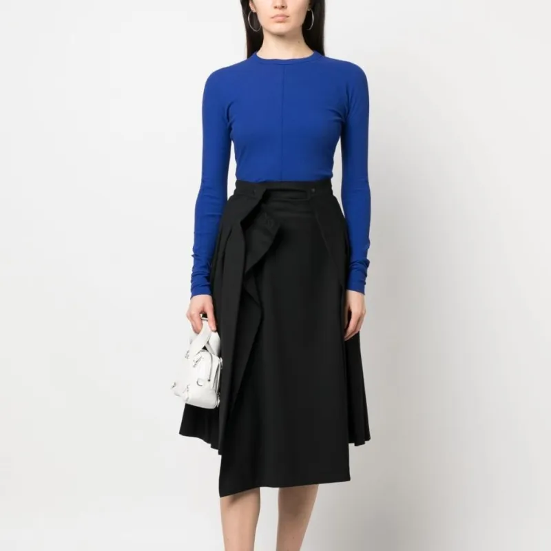 Yohji Yamamoto T Shirts Women's Royal Blue-1