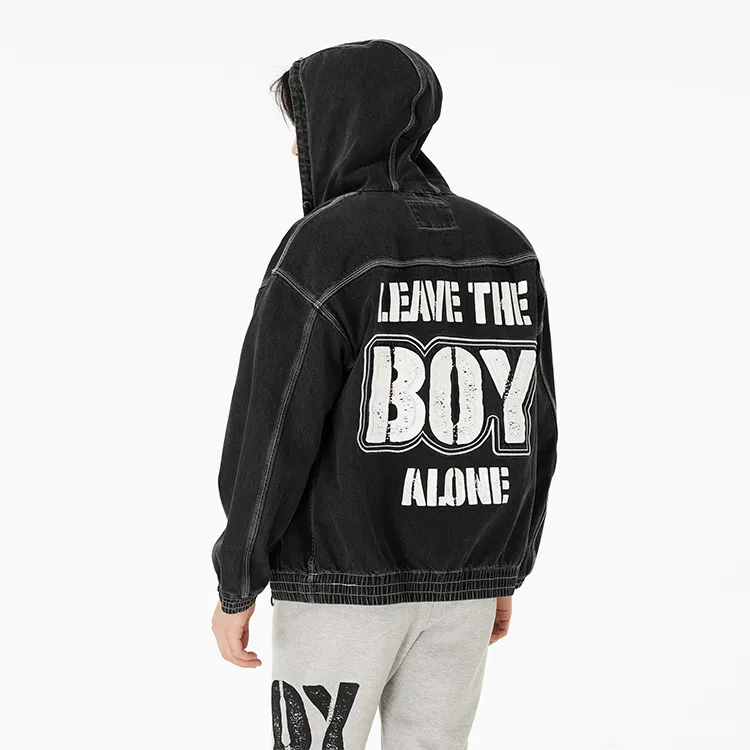 Boy London Denim Jackets Unisex Black-7