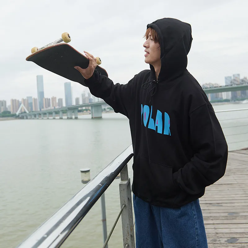 POLAR SKATE CO Sweatshirts Unisex Black-5
