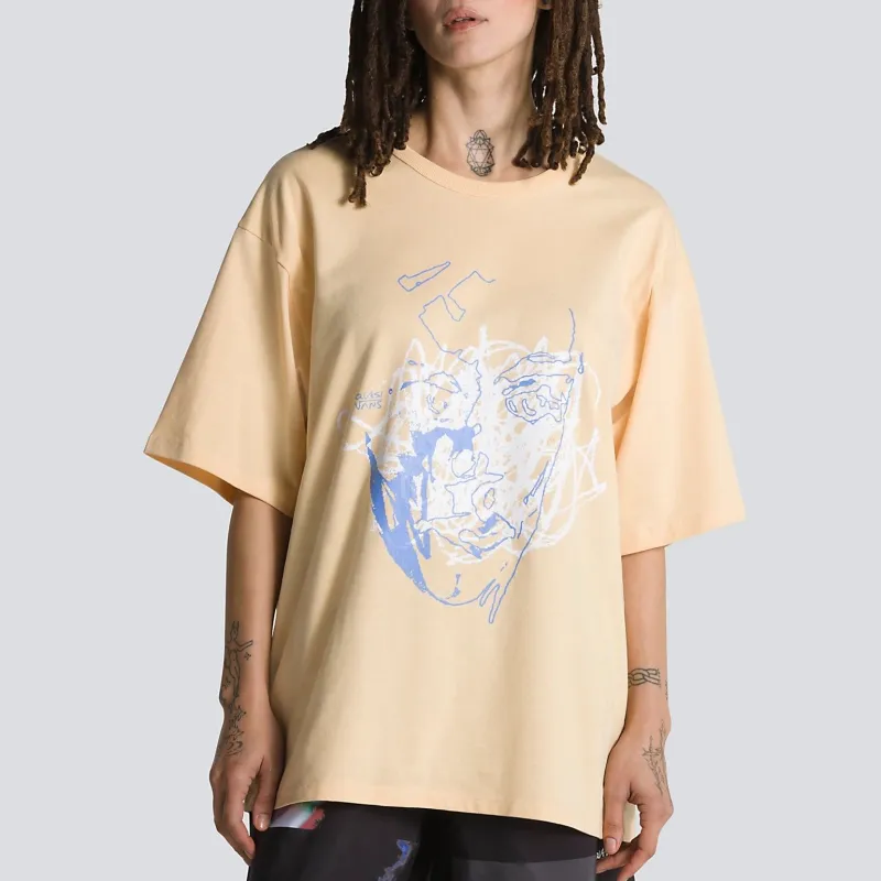 Vans X QUASI Co branded SS23 T Shirts Unisex Yellow-4